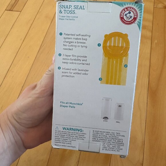 Munchkin diaper pail scents Lavender NEW - Picture 3 of 4